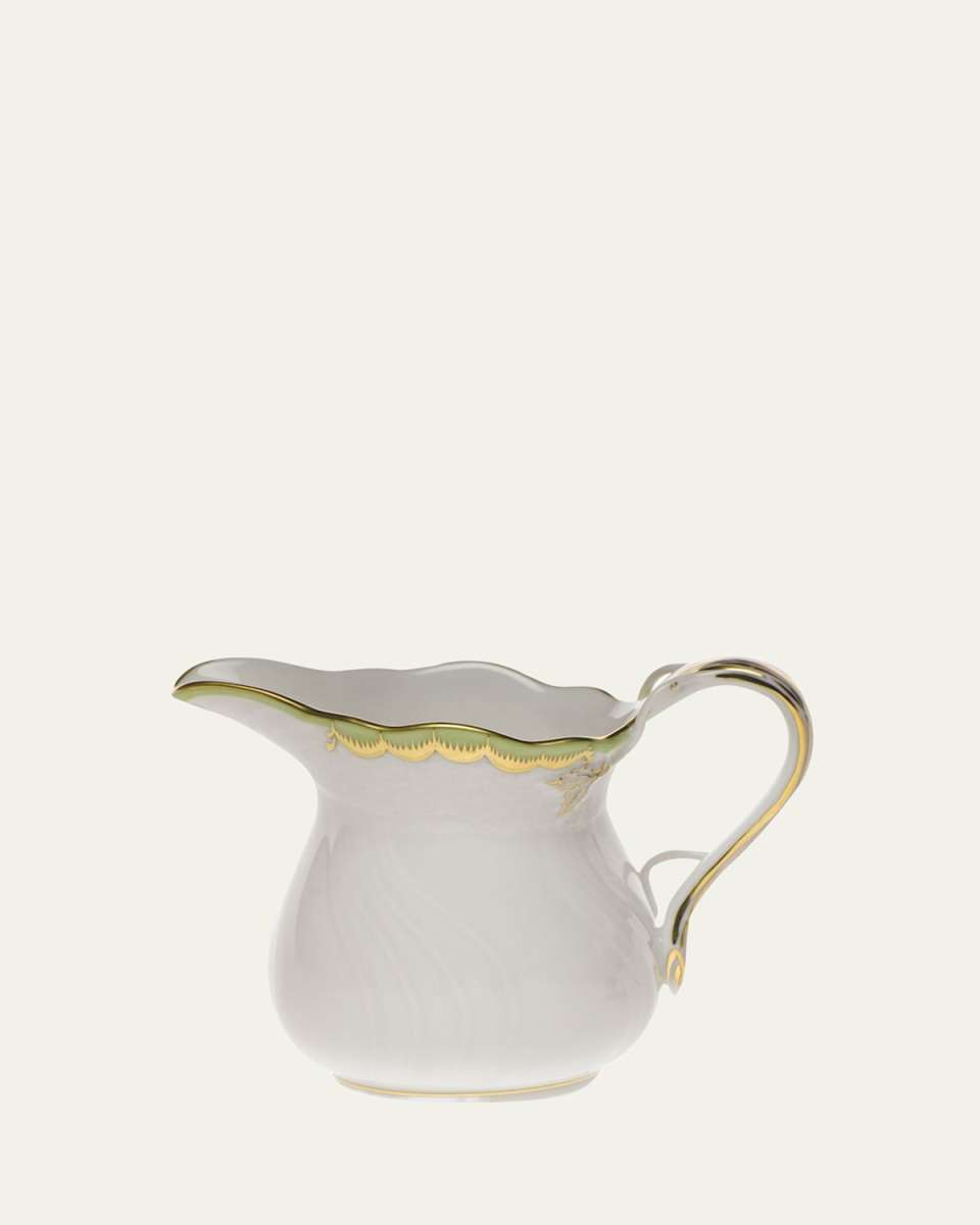 Princess Victoria Green Creamer